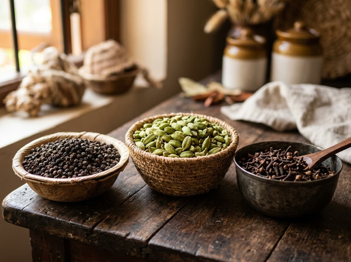 Kollimalai Arasan - Pure Spices: Black pepper, cardamom, cloves