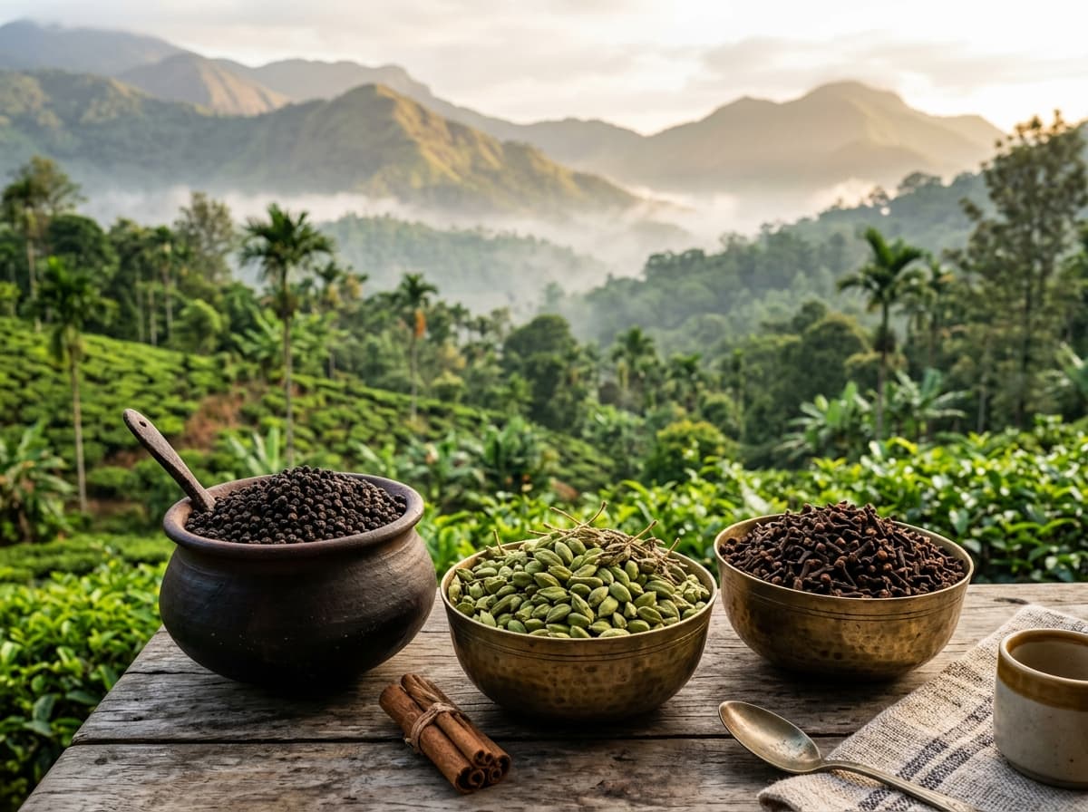 Our Story - Kollimalai Arasan Spices: Black pepper, cardamom, cloves